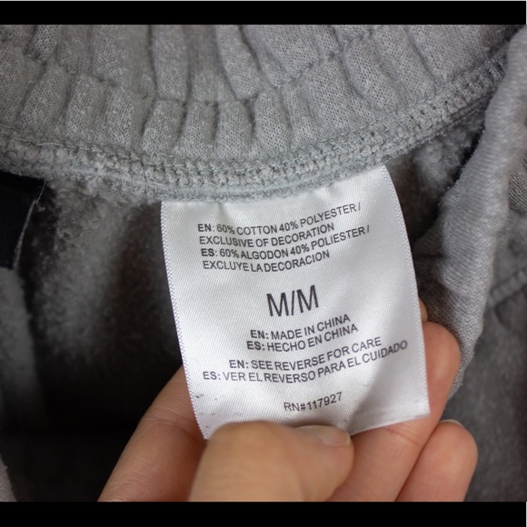 Reebok | Mens Sweatpants | Gray | M - Picture 9 of 9